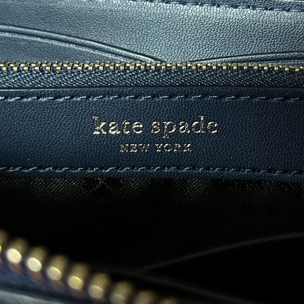 NWOT Kate Spade Indigo Sparkled Clutch - Picture 5 of 7